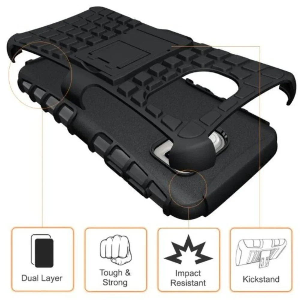 SAMSUNG GALAXY S7 EDGE DUAL CASE & STAND FREE GIFT